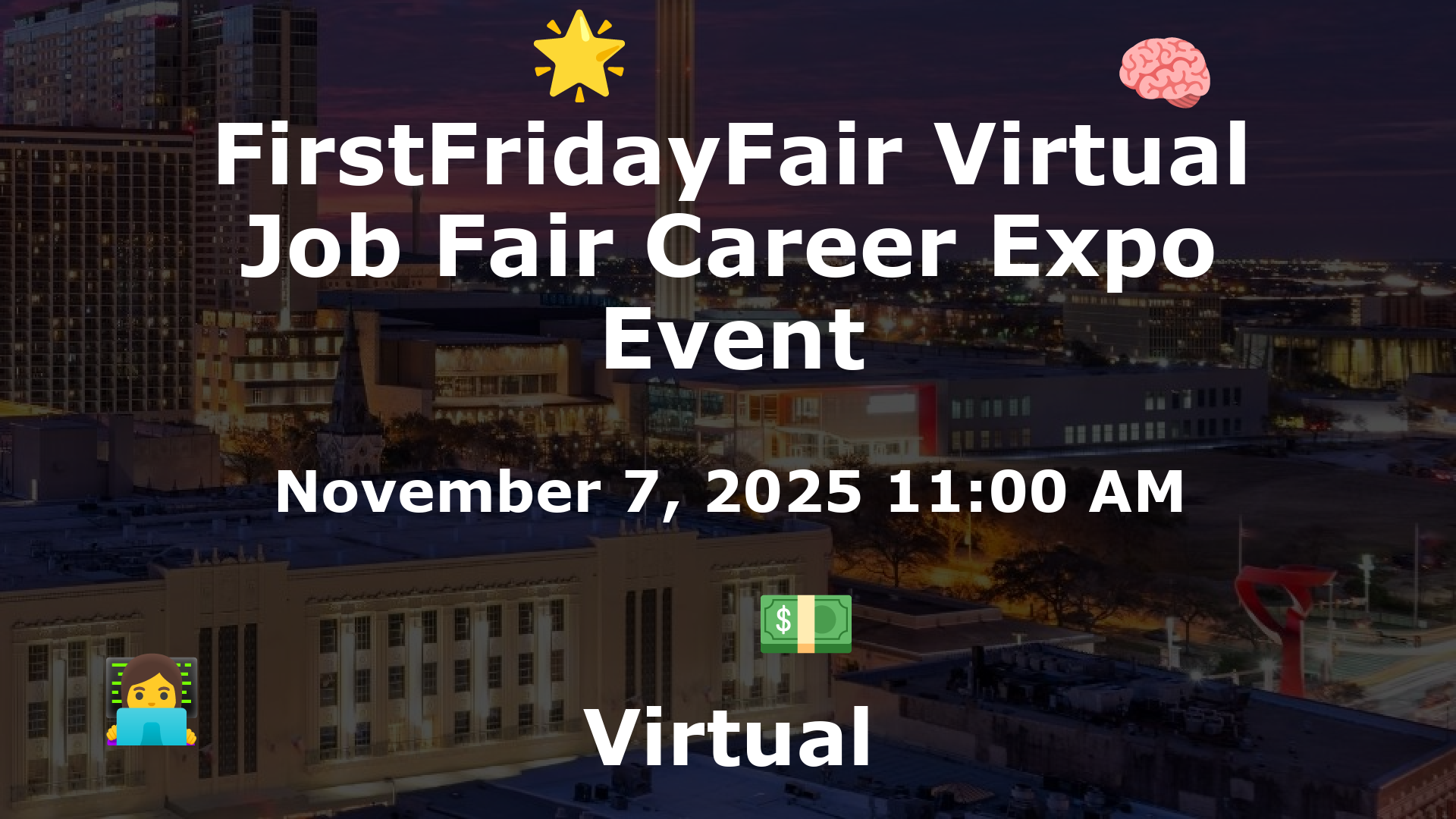 FirstFridayFair Virtual Job Fair Career Expo Event event image